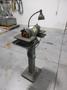 Baldor Double Tool Grinder On Pedestal Stand 6" Cupper Wheels, Tilting Work Tables w/ Drip Pans &amp; Work Light- Auction Item