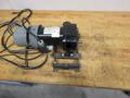 DAYTON AC Gearmotor Model 2Z843: Single Output Shaft, 90 RPM, 220 in-lb Max Torque with Dayton 4Z447A Magnetic Disc Brake, Mounted on Cross Slide- Auction Item