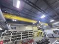 3 TON X 35' CRANEMANN SINGLE GIRDER OVERHEAD BRIDGE CRANE W/ KONECRANES ELECTRIC HOIST: STOCK #23443