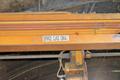 3 TON CAPACITY OVERHEAD BRIDGE CRANE W/ 2-TON COFFING CHAIN HOIST: YOBRO #24130