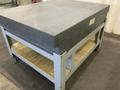 48" X 60" STARRETT GRANITE SURFACE PLATE WITH STAND: STOCK #80904