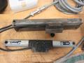 Sony LH51-2 (2) Digital Read Out Displays with Connector Cables, Adapters, and Short Magnescales for Optical Comparator Setup- Auction Item