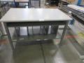 Shipping Table, Heavy Duty Metal with Laminate Top- Auction Item