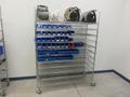 Hand Tools, including Box End Wrenches, Ratchets, Sockets and MORE on Quantum 11-Shelf 60" x 24" 78" Metal Wire Rolling Cart- Auction Item