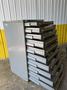 10 DRAWER EQUIPTO 28&quot; X 30&quot; X 59&quot; TOOL STORAGE CABINET STOCK #3096