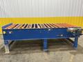 120&quot; X 44&quot; LEWCO POWERED ROLLER CONVEYOR WITH PNEUMATIC TRANSFERS: STOCK #19828