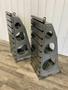(2) 50&quot; HIGH X 18&quot; X 24&quot; T-SLOTTED ANGLE PLATES: YOBRO #23755