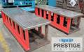 (2) 90.875" x 25.75" T-Slotted Angle Plates / Machining Tables w/ Fixture Surface Plates