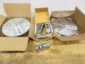 3-Jaw Chuck 1.5mm x 60 Deg Serrated Aluminum Pie Jaws (2 Sets), and Steel Jaws (1) Set- Auction Item