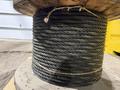 7/8" x 600' WIRE ROPE CABLE ON (2) WOOD SPOOLS: YOBRO #24344
