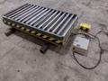 3500 LB X 60" X 36" SOUTHWORTH HYDRAULIC SCISSOR LIFT TABLE WITH ROLLER TOP: STOCK #20932