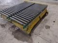 3,500 LBS X 48" X 48" SOUTHWORTH MODEL #LS4-36 HYDRAULIC SCISSOR LIFT TABLE WITH 60X48 ROLLER CONVEYOR TOP, 110 VOLT: STOCK #20924
