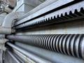50" /130" X 230-362" LEBLOND MODEL #4025-36 HEAVY DUTY SLIDING BED GAP LATHE, 3" HOLE: STOCK #18164
