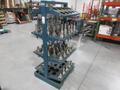 Command Heavy-Duty 95 Pocket CAT50 Tool Rack W/ Erickson CAT50 Hydraulic Tool Holders (55) Mostly Metric- Auction Item