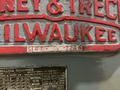 #4 KEARNEY &amp; TRECKER MILWAUKEE MODEL 4CK HORIZONTAL MILLING MACHINE: YOBRO #23955