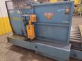 20,000 LBS BRANER HYDRAULIC COIL UPENDER WITH POWER FEED CONVEYOR: YOBRO #25238