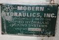 MODERN HYDRAULIC CORP 60072473 UNIFIED HYDRAULIC JACKING SYSTEMS USED