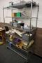 Rolling Wire Racking Unit with 6 Adjustable Shelves and Assorted Contents- Auction Item