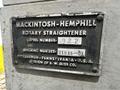 2.25" X 6 ROLL MACKINTOSH-HEMPHILL / TURNER MODEL #922 TUBE &amp; BAR STRAIGHTENER: STOCK #14658