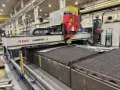 USED KOIKE 10' X 100' CO2 PLATE LASER WITH (2) 4,000 WATT RESONATORS, Year: 2007