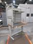 Work Bench, Heavy Duty Metal, Adjustable with Wood Top and Adjustable Shelving- Auction Item