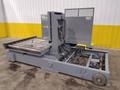 20,000 LBS X 54" X 36" BRANER HYDRAULIC COIL CAR UPENDER WITH POWER FEED CONVEYOR: YOBRO #25238