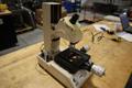Toolmakers Microscope w .0001" Res Micrometer Table Feed Handles, Surface and Profile Illumination- Auction Item