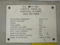 650 GPM D.E. SMITH MODEL #LVR-8725 VACUUM FILTER SYSTEM FOR GRINDING OPERATIONS, NEW 2013: YOBRO #24306