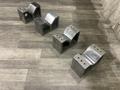 (4) 10" X 5" X 6.5" HIGH V-BLOCKS: STOCK #80026