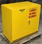 Justrite Flammable Storage Cabinet, Model 25732, 22 Gallon, Self-Close Doors, Nice