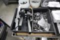 Amada Brake Tooling and Hardware on Rolling Steel Cart- Auction Item