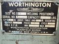 6,000 LB WORTHINGTON MODEL 60P WELDING POSITIONER. STOCK # 1113325.
