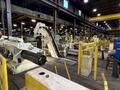 20' LONG X 22" WIDE MARFRAN POWERED METAL BELT INCLINED CHIP or PARTS CONVEYOR: YOBRO #25368