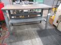 Uline Wood Top Work Bench with Lower Shelf- Auction Item