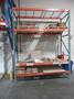 Pallet Racking, Tear Drop Style (2) 12'x42" Uprights, (4) 9' Shelves with Wire Decking, *No Contents*- Auction Item