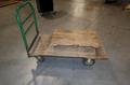 Rolling Shop Cart with Wooden Deck, and Wooden Furniture Dolly with Swivel Casters- Auction Item