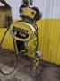 1 TON RELIABLE WALL MOUNTED JIB CRANE W/ 1 TON BUDGIT HOIST W/ TROLLEY: YOBRO #25151
