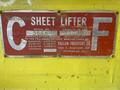 20,000 LB X 84" X 32" TO 62" WIDE CF CULLEN FRIESTEDT ADJUSTABLE PARALLELOGRAM SHEET LIFTER: STOCK #14945