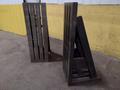 (2) 24&quot;L x 16&quot;W x 49&quot;H SET OF 2 STEEL ANGLE PLATES: STOCK 17142