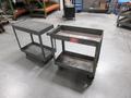 Rolling Metal 2 Shelf Shop Carts (2 pcs)- Auction Item