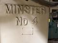 32 TON MINSTER NO.4 OBI STAMPING PUNCH PRESS. STOCK # 0760026