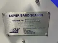 OK INTERNATIONAL CORP 10 A AT 110 V, 6”X64” BELT SUPER BAND SEALER PACKAGING MACHINE