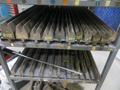 Press Brake Dies - Large Assortment on Cart w Casters- Auction Item