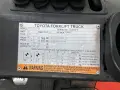 15,500 LB. TOYOTA 7FGCU70 FORKLIFT. STOCK #1219525
