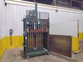 60" X 30" X 48" MASTER COMPACTION MCAIN EPCO MODEL #E-11 VERTICAL HYDRAULIC CARDBOARD BALER: YOBRO #25801