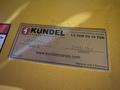 1 TON X 72&quot; KUNDEL 360° FREE STANDING JIB CRANE: STOCK #19512