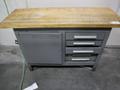 Kennedy Maple Top Work Bench, (5) Drawers, Cabinet Base- Auction Item