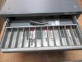 Huot 5 Drawer Drill Index with Contents of Small Solid Carbide Boring Bars, Many are New- Auction Item