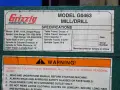 GRIZZLY INDUSTRIAL INC 6-1/4” X 21-5/8” VERTICAL MILL/DRILL  -  G0463