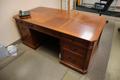 Office Desk, Credenza, Book Case, Lateral File Cabinet Table  (3) Pieces - NO CONTENTS- Auction Item